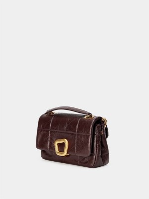 Women's Songmont Chocolate Small Bags Red Brown | FXR4190GA