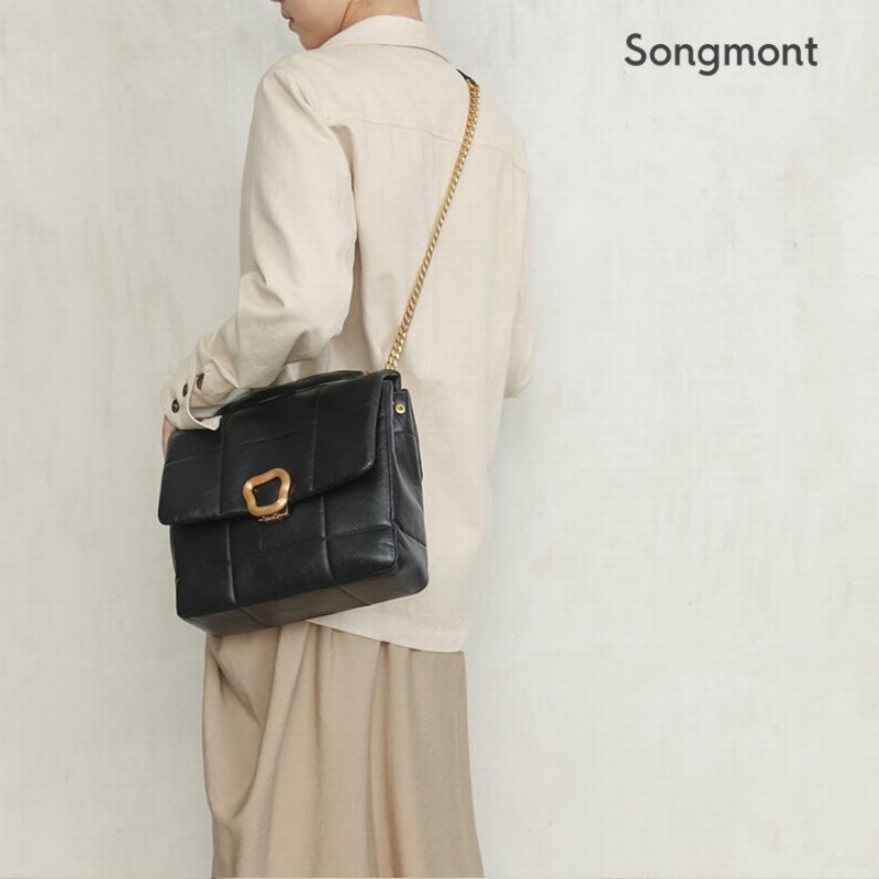 Women's Songmont Chocolate Large Bags Black | VOO6116PS