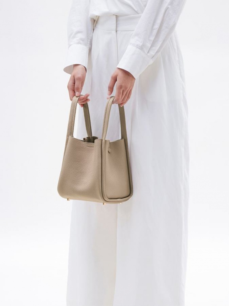 Women's Songmont Song Medium Bags Khaki | FXQ2397RZ